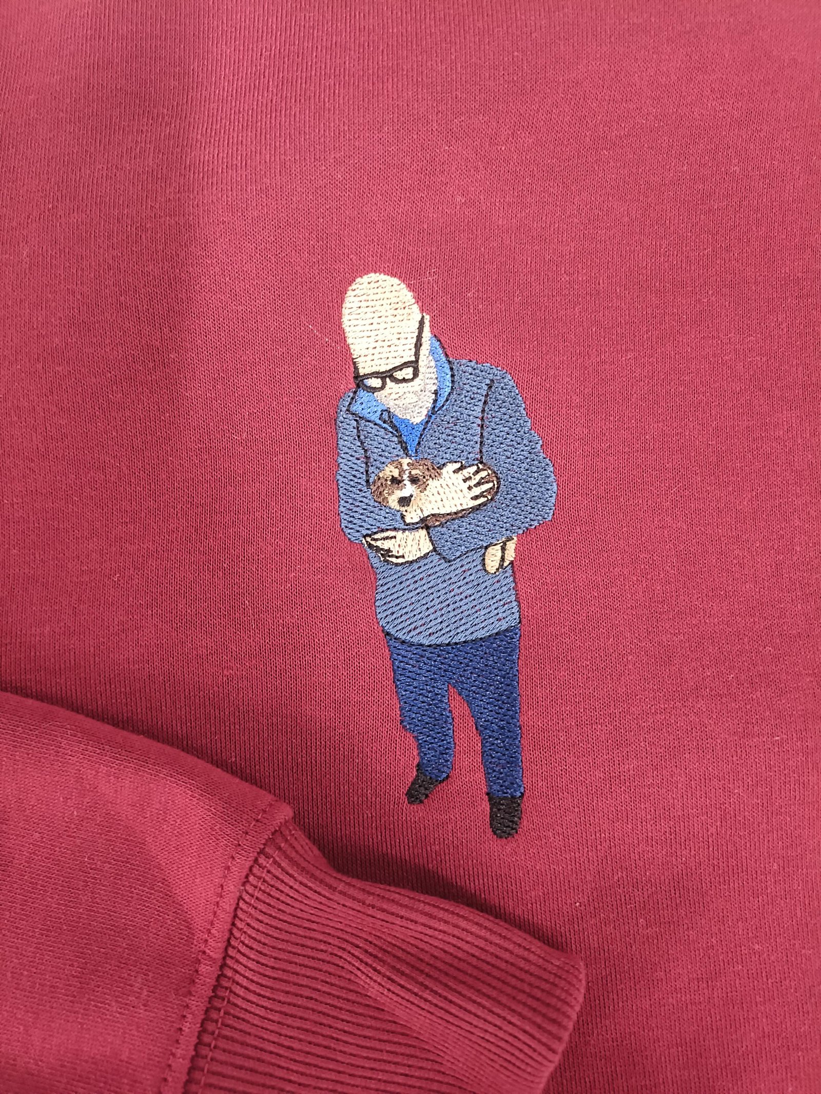 Custom Embroidered Portrait Sweatshirt - Premium Quality - Image 6