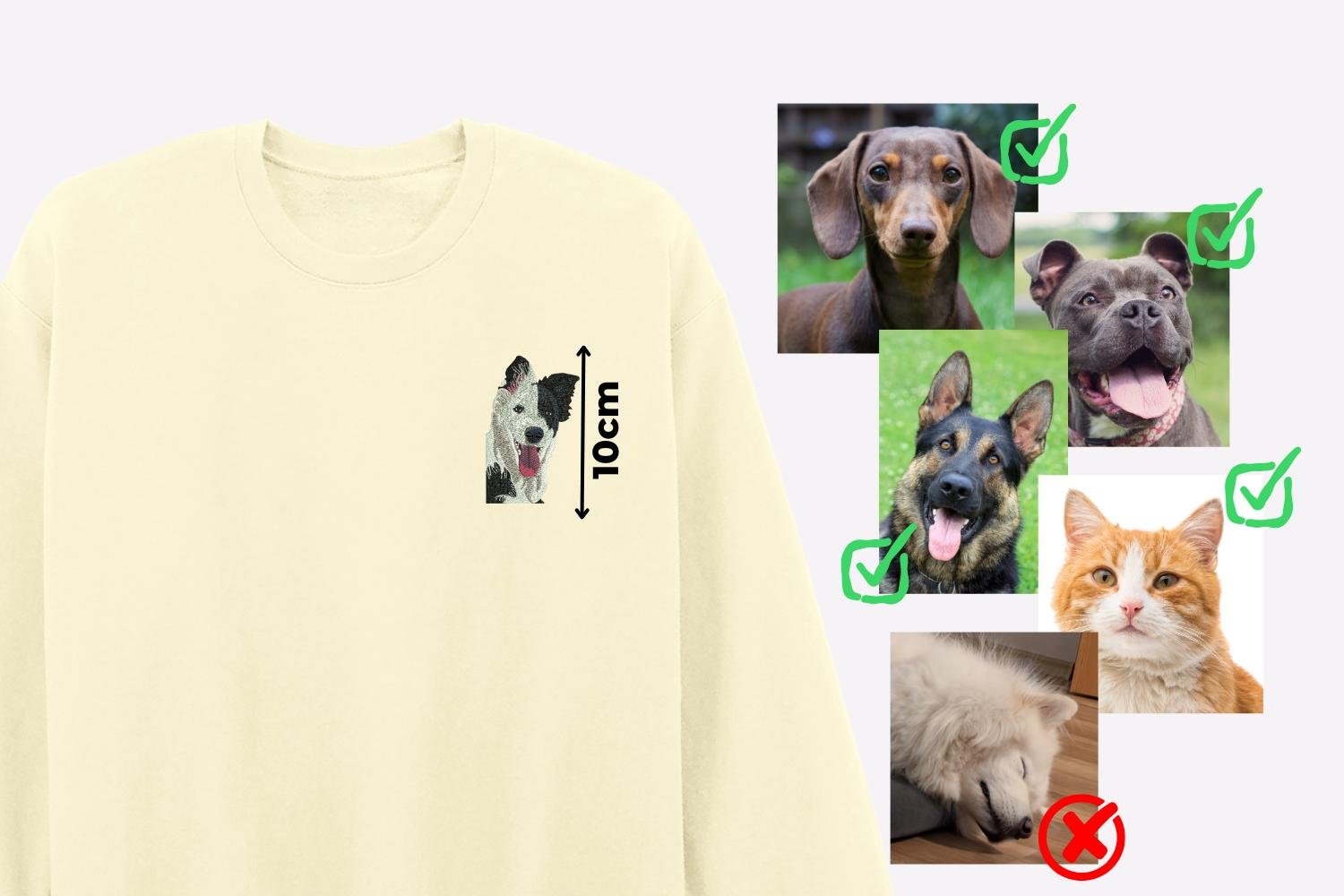 Custom Pet Embroidered Sweatshirt - Personalized - Image 18