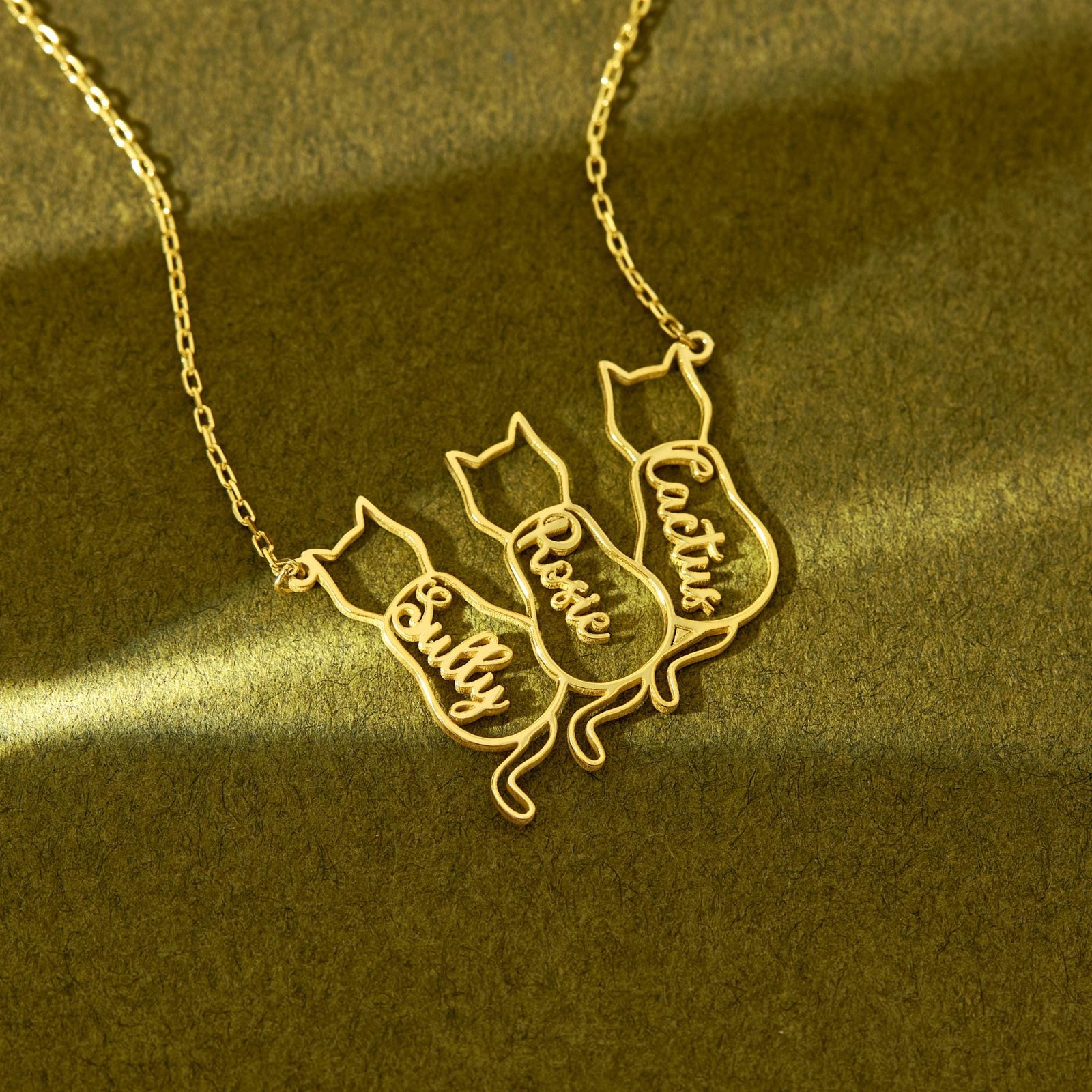 Dainty Cat Name Necklace | Cat Lover Minimalist Personalized Jewelry - Image 6