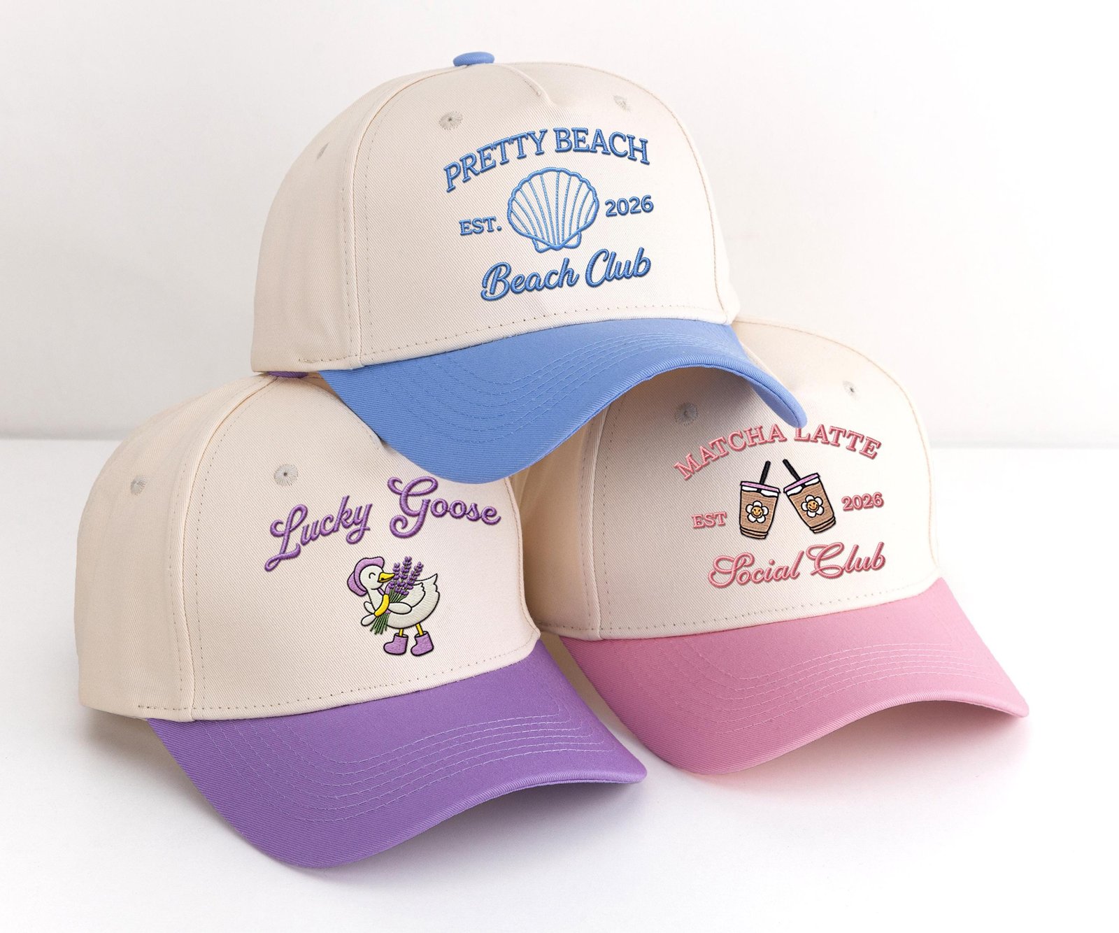 Personalized Text Embroidered Hat | Custom Trucker Cap Logo Design - Image 3